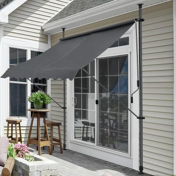 [pro.tec] Toldo articulado - en diferentes colores y tamaños - Toldo enrollable terraza balcón - Protector de sol - Parasol