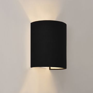Lámpara de Pared Brüssel - 20 x 17,5 x 13 cm - Luz bidireccional - Tela - En diferentes colores [lux.pro]