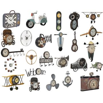 [en.casa] Reloj de pared/ reloj de mesa decorativo 