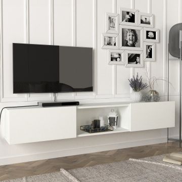 Mueble TV suspendido Paltamo aglomerado 180 x 31 x 30 cm - En diferentes colores [en.casa]