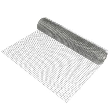 [pro.tec] Rollo de malla de alambre (cuadrados)(1m x 25m)(galvanizado) valla de tela metálica gris