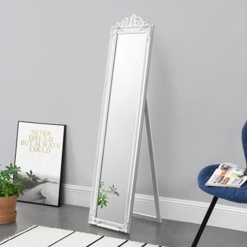 Espejo de pie Arezzo -160x40 cm - Inclinable y Ajustable En diferentes colores [en.casa]