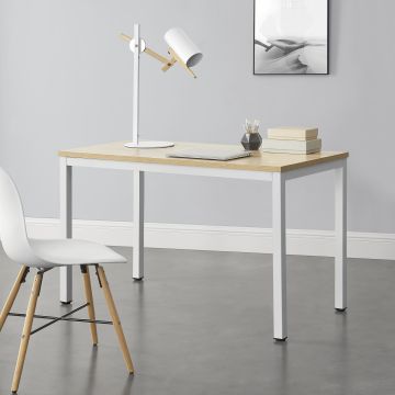 [en.casa]® Mesa Escritorio Odense - Escritorio de ordenador - 75 x 120 x 60 cm - Mesa para jóvenes - Mesa de oficina - Mesa de trabajo - En diferentes colores