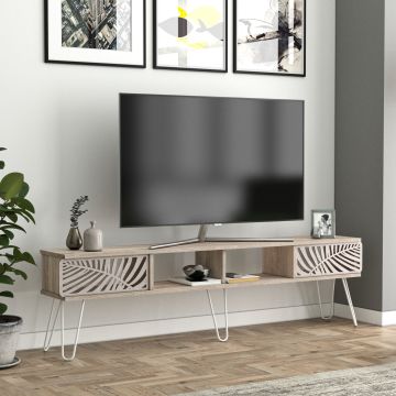 Mueble de salón TV Salangen aglomerado/metal - En diferentes medidas 180/160/139 cm y colores