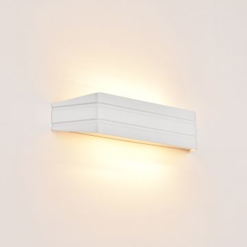[lux.pro] Lámpara de pared - diseño - blanco (2xG9) - 35x8 cm