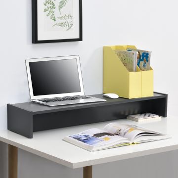 [en.casa]® Soporte para Monitor - 100 x 27 x 15 cm - Base para Pantalla - para Mesa de ordenador - Organizador de Escritorio para Monitor o Portátil - En diferentes colores