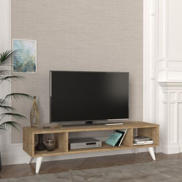 Mueble de salón TV Sottunga aglomerado 120 x 35 x 40 cm - En diferentes colores [en.casa]