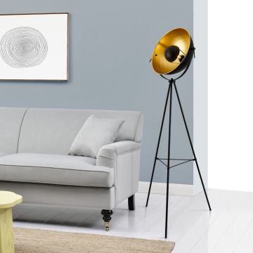 Lámpara de pie Angers - Trípode - Moderna - Diseño - Altura 158 cm - Iluminación interior - Luz efectiva - En diferentes colores - 1 x E27 - 60W [lux.pro]®