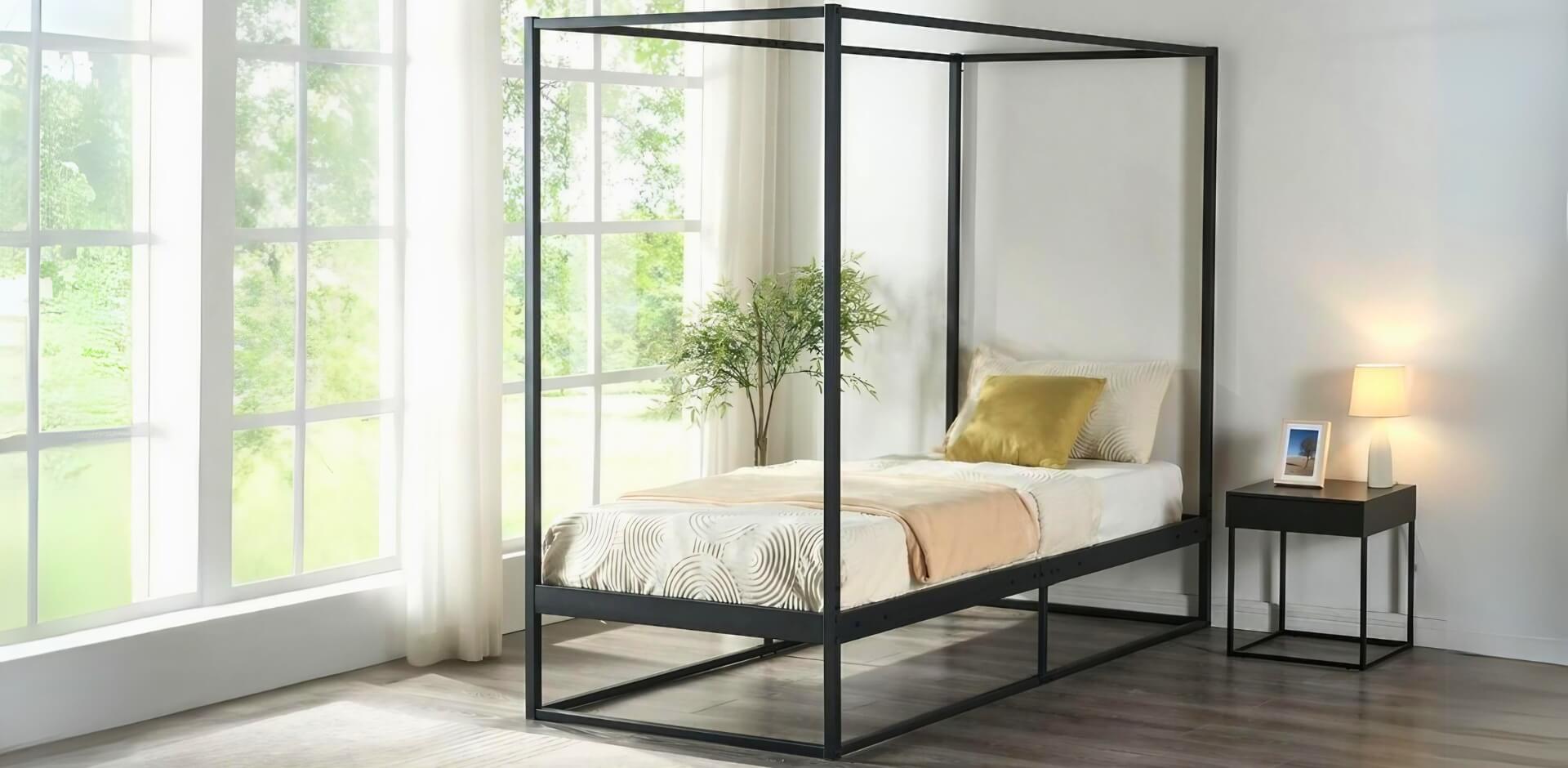 Dormitorio muebles de metal | premiumXL